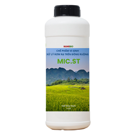 Chế phẩm vi sinh xử lý rơm rạ trên đồng ruộng MIC.ST